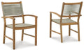 Janiyah Outdoor Dining Arm Chair (Set of 2) - Home And Beyond