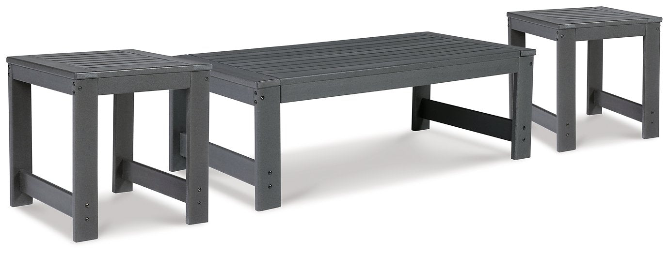 Amora Outdoor Occasional Table Set - Home And Beyond