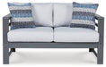 Amora Outdoor Loveseat with Cushion - Home And Beyond