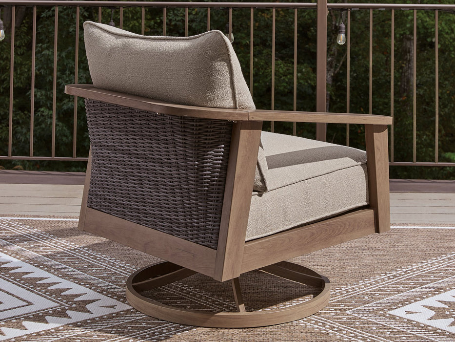 Harmony Headlands Outdoor Swivel Lounge with Cushion - Home And Beyond