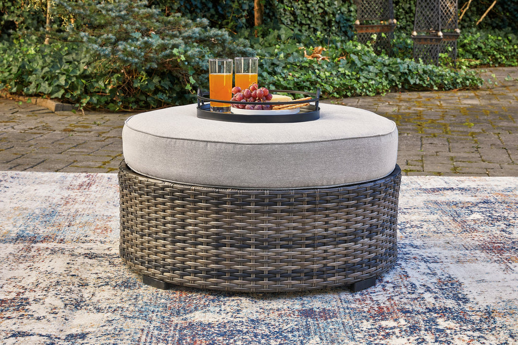 Harbor Court Ottoman with Cushion - Home And Beyond