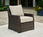 Brook Ranch Outdoor Lounge Chair with Cushion - Home And Beyond