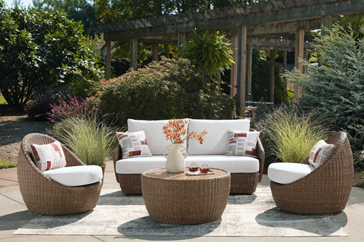 Double Point Outdoor Seating Set - Home And Beyond