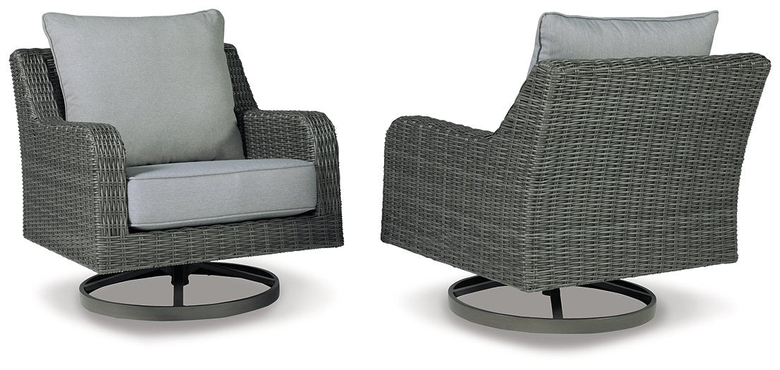 Elite Park Outdoor Swivel Lounge with Cushion - Home And Beyond