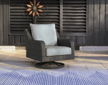 Elite Park Outdoor Swivel Lounge with Cushion - Home And Beyond
