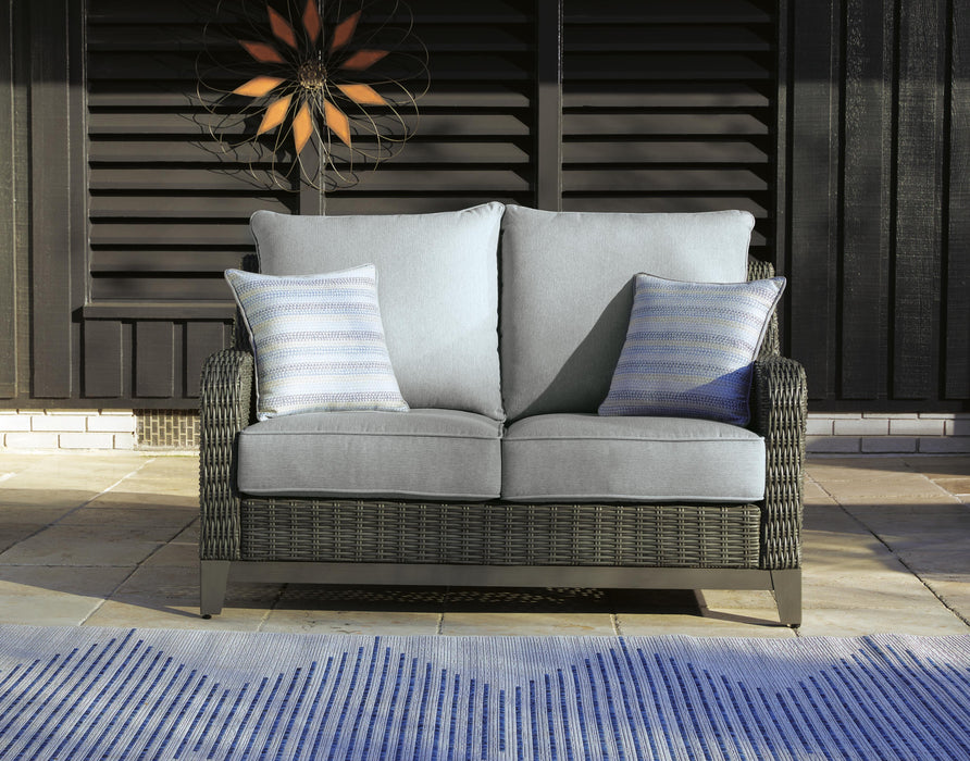 Elite Park Outdoor Loveseat with Cushion - Home And Beyond