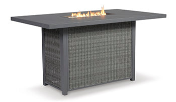 Palazzo Outdoor Bar Table with Fire Pit - Home And Beyond