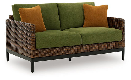 Horizon Hall Outdoor Loveseat with Cushion - Home And Beyond
