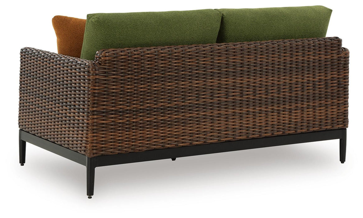 Horizon Hall Outdoor Loveseat with Cushion - Home And Beyond