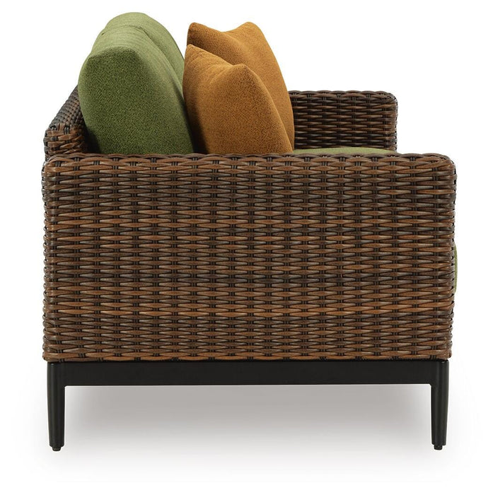Horizon Hall Outdoor Loveseat with Cushion - Home And Beyond