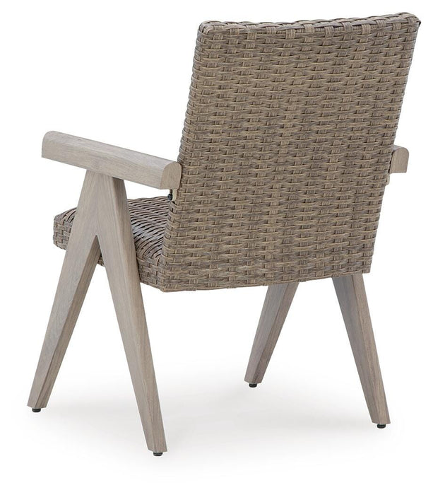 Cliff Trails Outdoor Arm Chair (Set of 2) - Home And Beyond