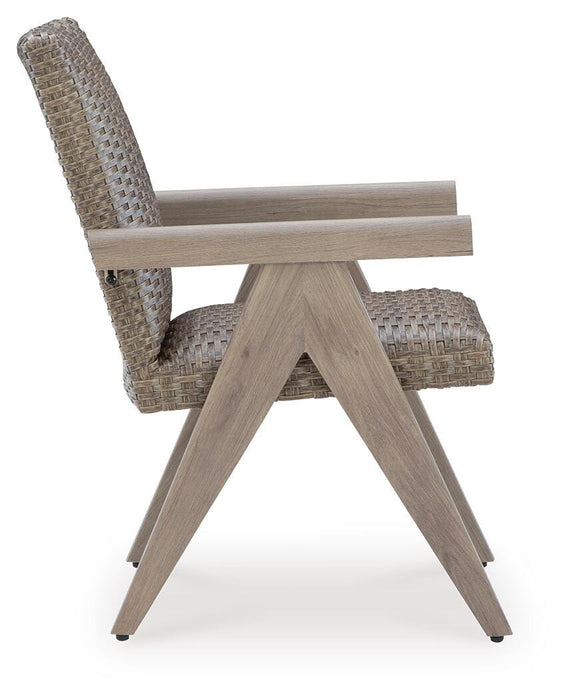 Cliff Trails Outdoor Arm Chair (Set of 2) - Home And Beyond