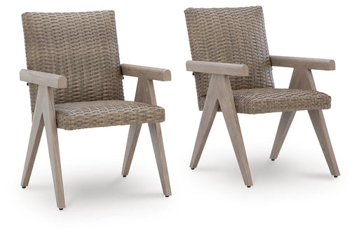 Cliff Trails Outdoor Arm Chair (Set of 2) - Home And Beyond