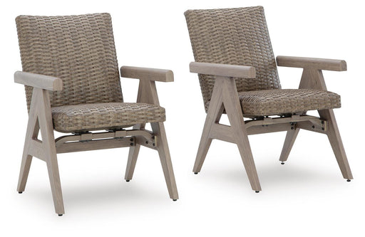 Cliff Trails Outdoor Rocking Arm Chair (Set of 2) - Home And Beyond