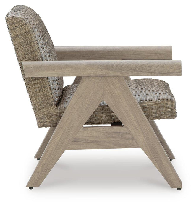 Cliff Trails Outdoor Rocking Lounge Chair - Home And Beyond