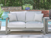 Hurley Park Outdoor Loveseat with Cushion - Home And Beyond