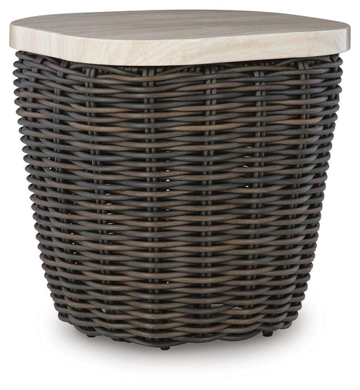 Kimora Outdoor End Table - Home And Beyond