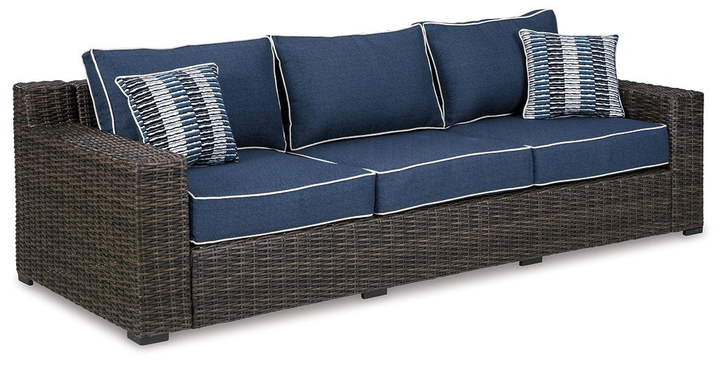 Grasson Lane Outdoor Sofa and Loveseat with Ottoman