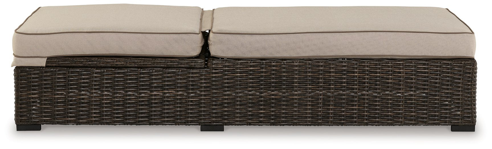 Coastline Bay Outdoor Chaise Lounge with Cushion - Home And Beyond