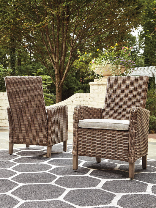 Beachcroft Arm Chair with Cushion (Set of 2) - Home And Beyond
