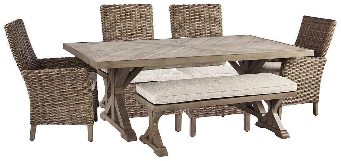 Beachcroft Outdoor Dining Set - Home And Beyond