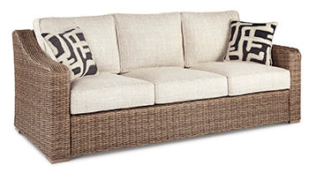 Beachcroft Beachcroft Nuvella Sofa with Coffee and End Table - Home And Beyond