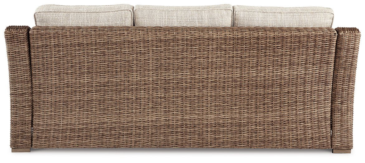 Beachcroft Outdoor Sofa with Cushion - Home And Beyond