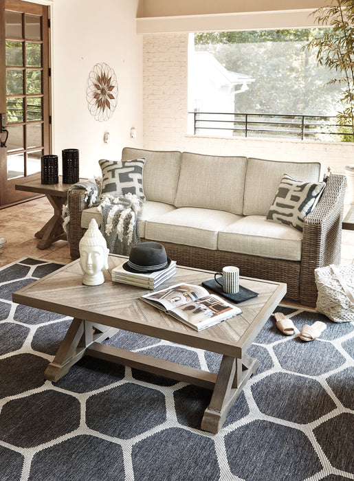 Beachcroft Beachcroft Nuvella Sofa with Coffee and End Table - Home And Beyond