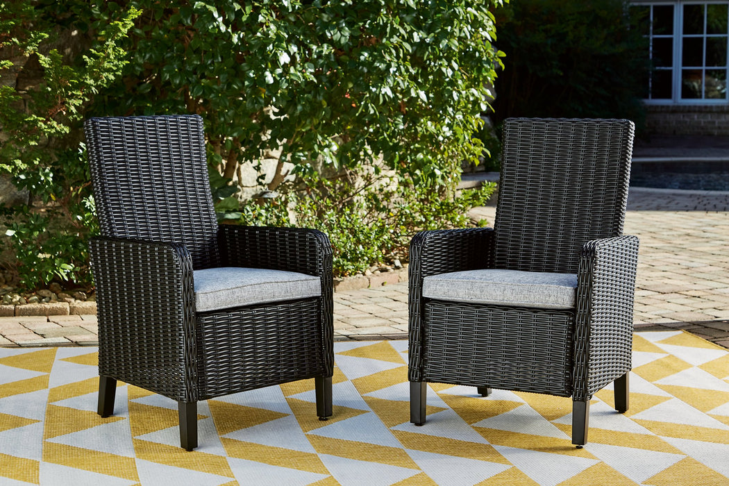 Beachcroft Outdoor Arm Chair with Cushion (Set of 2) - Home And Beyond