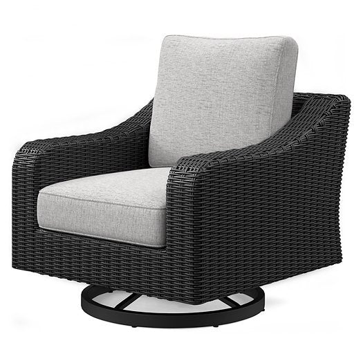 Beachcroft Outdoor Swivel Lounge with Cushion - Home And Beyond