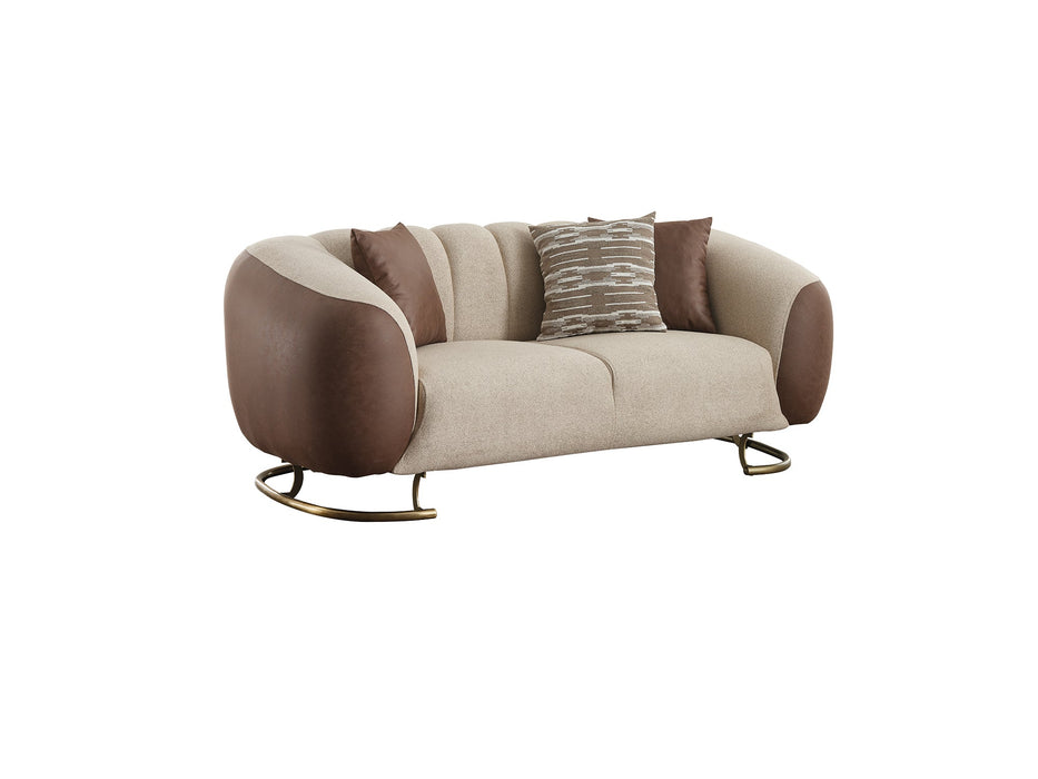 Palmera Stationary Loveseat Cream