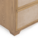 Laurentis 64" Light Taupe Suede and Wood 6-Drawer Dresser - Home And Beyond
