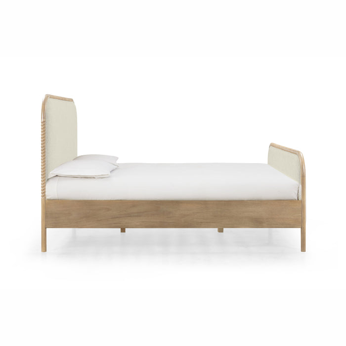 Hatia Basketweave Panel Bed - Home And Beyond