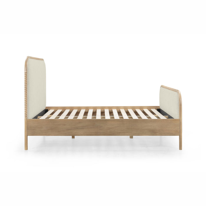 Hatia Basketweave Panel Bed - Home And Beyond