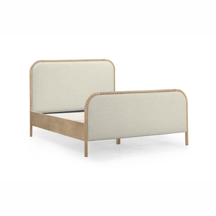 Hatia Basketweave Panel Bed - Home And Beyond