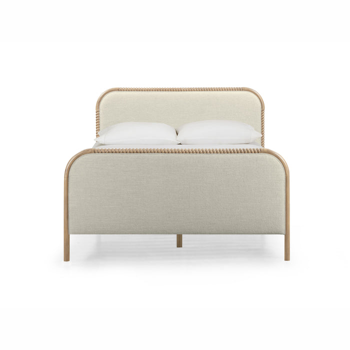 Hatia Basketweave Panel Bed - Home And Beyond