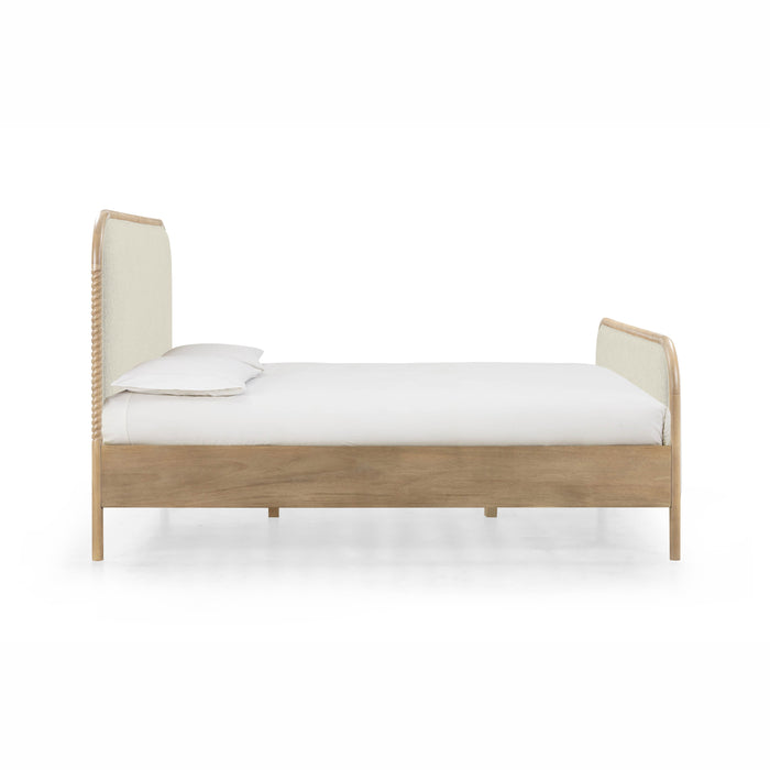 Hatia Basketweave Panel Bed - Home And Beyond
