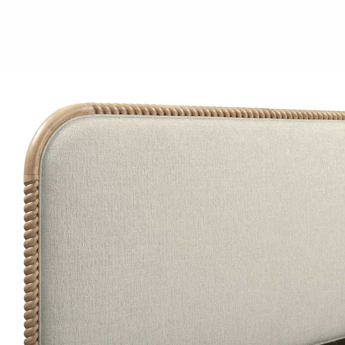 Hatia Basketweave Panel Bed - Home And Beyond