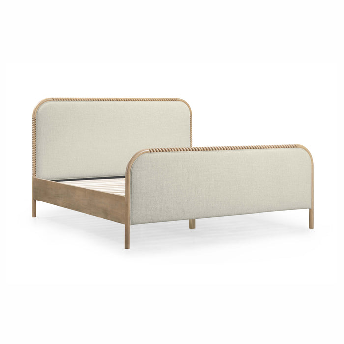 Hatia Basketweave Panel Bed - Home And Beyond