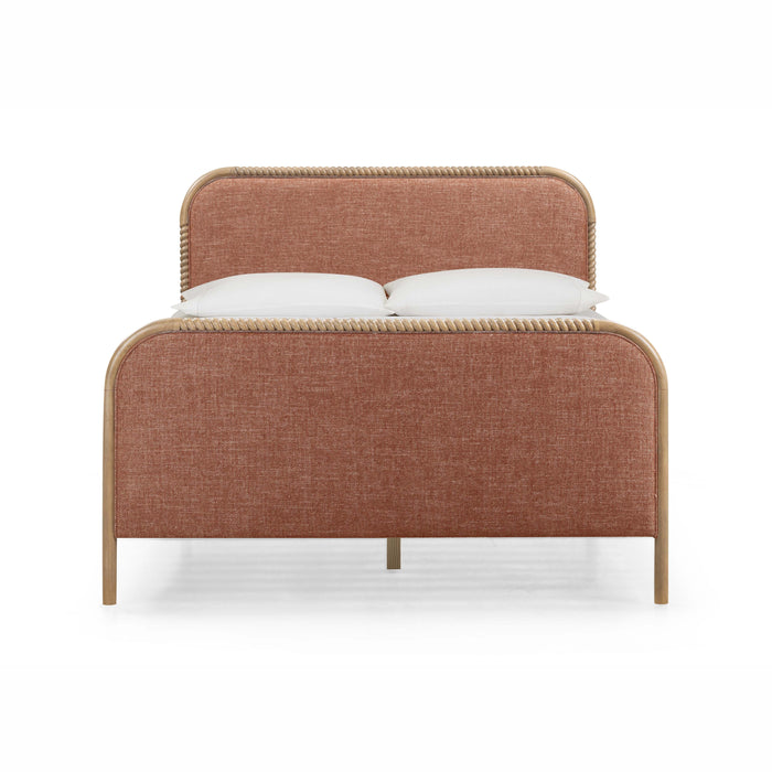 Hatia Basketweave Panel Bed - Home And Beyond