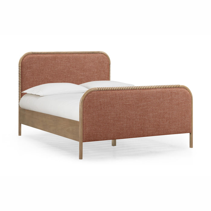 Hatia Basketweave Panel Bed - Home And Beyond
