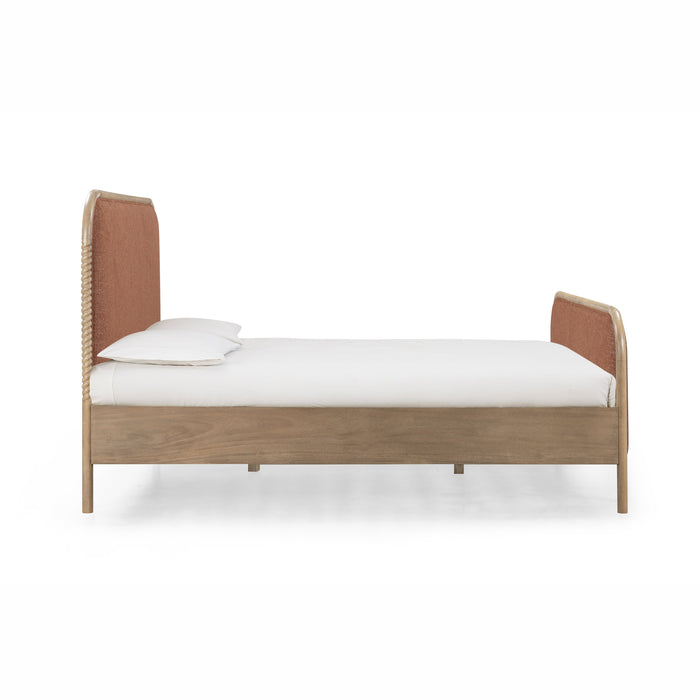 Hatia Basketweave Panel Bed - Home And Beyond