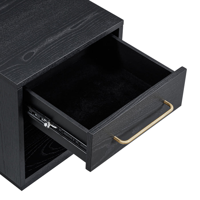 Marlow 17" Wood Nightstand With Drawer - Home And Beyond