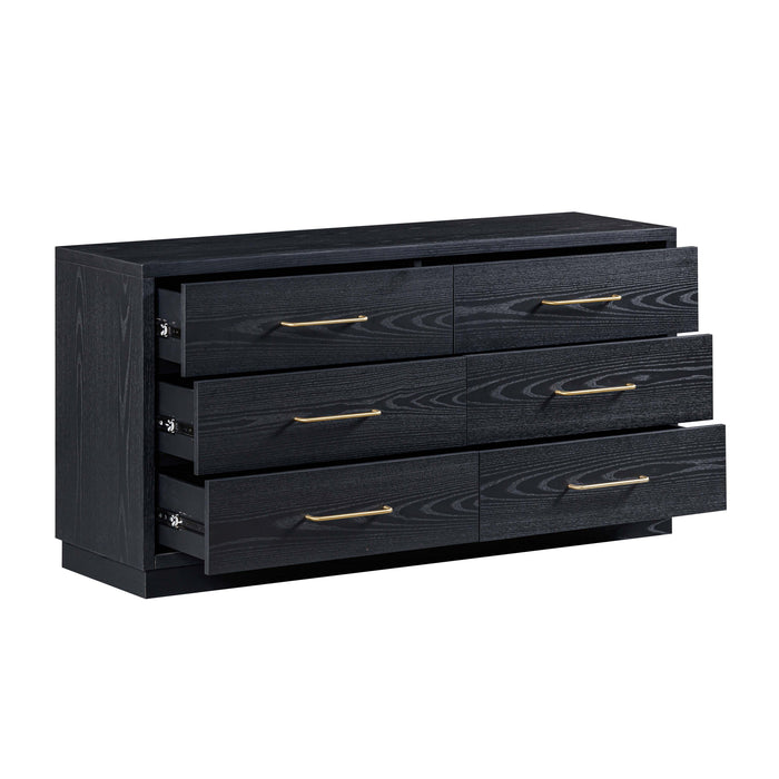 Marlow 6-Drawer Wood Dresser - Home And Beyond