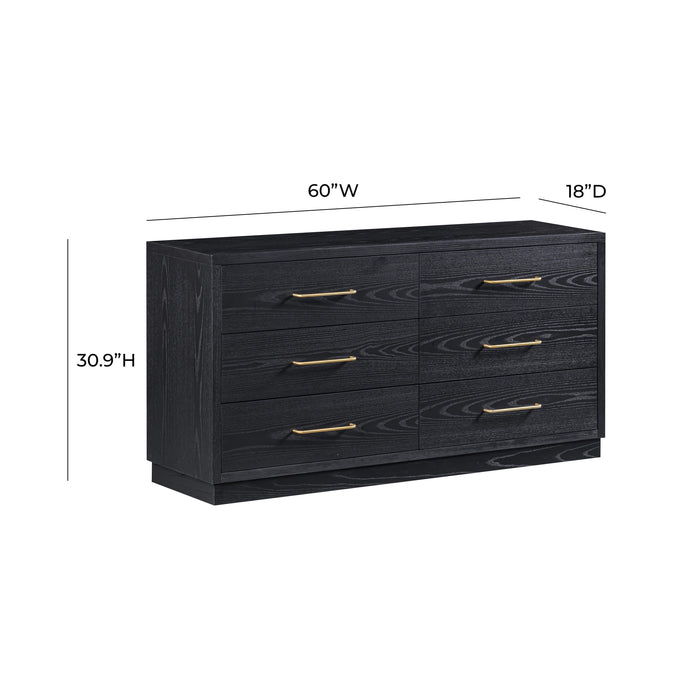 Marlow 6-Drawer Wood Dresser - Home And Beyond