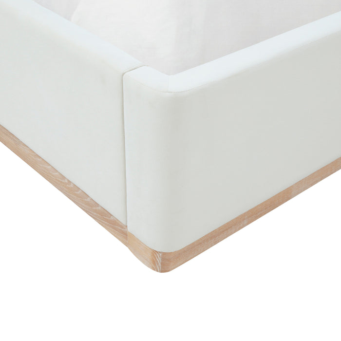 Marlow Performance Velvet Bed - Home And Beyond