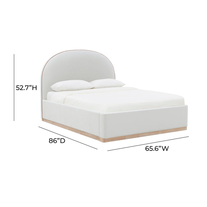 Marlow Performance Velvet Bed - Home And Beyond