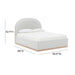 Marlow Performance Velvet Bed - Home And Beyond