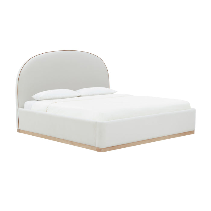 Marlow Performance Velvet Bed - Home And Beyond