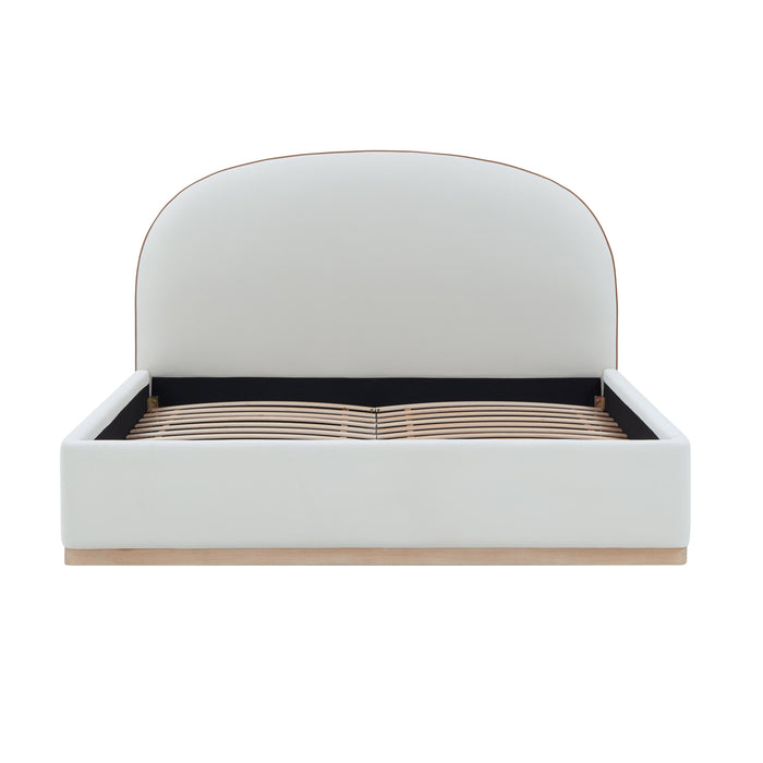 Marlow Performance Velvet Bed - Home And Beyond